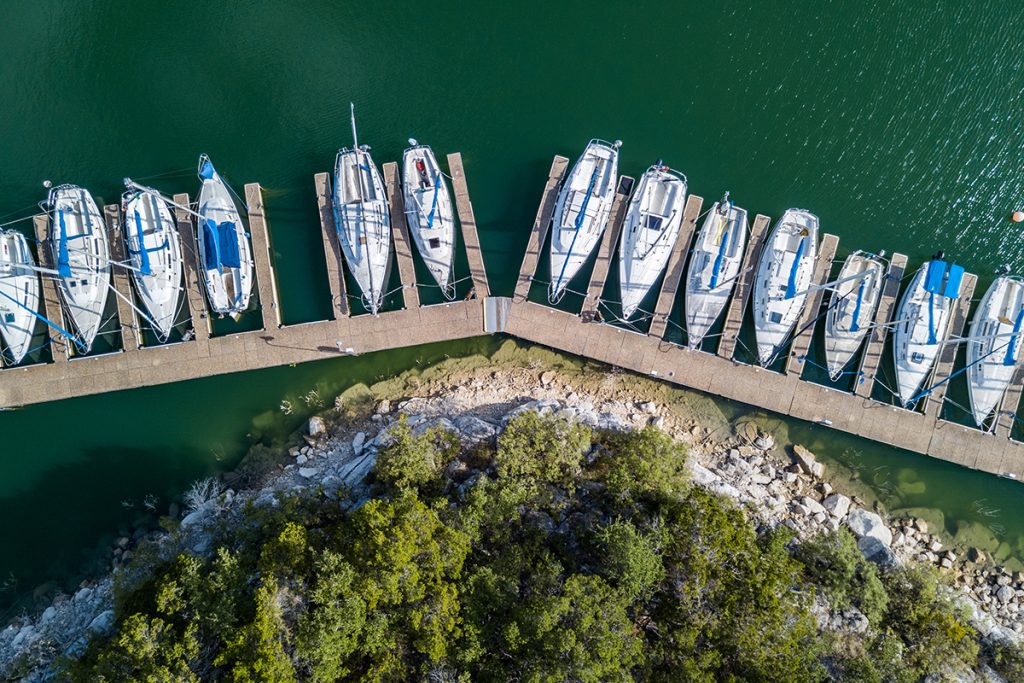 Boats at a harbor